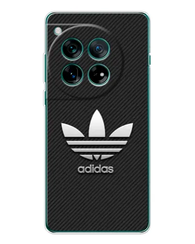 Чехол для OnePlus 12 с картинкой «Adidas Карбоновая текстура»