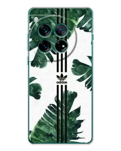 Чехол для OnePlus 12 с картинкой «Пальмовые листья адидас»