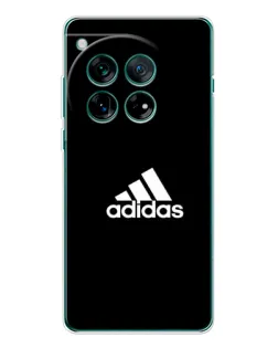 Чехол для OnePlus 12 с картинкой «Черная классика Adidas»