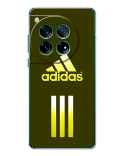 Чехол для OnePlus 12 с картинкой «Оливковый градиент Adidas»