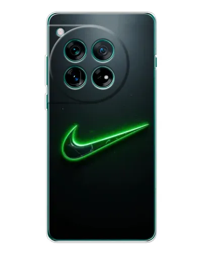 Чехол для OnePlus 12 с картинкой «Неоновый контур Nike» Чехол для OnePlus 12 с картинкой «Неоновый контур Nike»