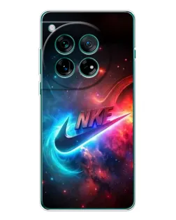 Чохол для OnePlus 12 з картинкою «Вогняний логотип Nike»