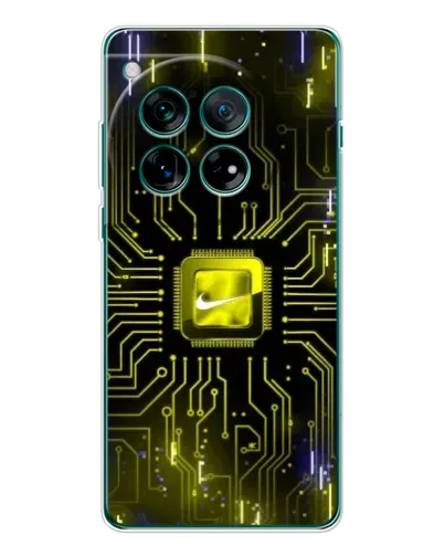 Чехол для OnePlus 12 с картинкой «Nike — золотая искра» Чехол для OnePlus 12 с картинкой «Nike — золотая искра»