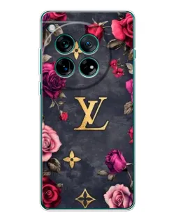 Чехол для OnePlus 12 с картинкой «Цветочный Louis Vuitton»