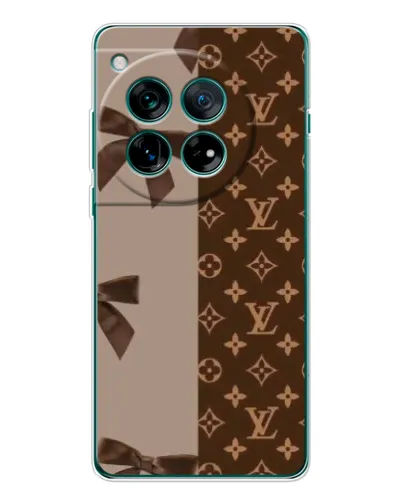 Чехол для OnePlus 12 с картинкой «Louis Vuitton — банты»
