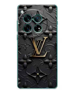 Чехол для OnePlus 12 с картинкой «Кожаная текстура LV»