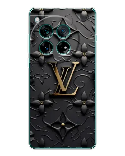 Чехол для OnePlus 12 с картинкой «Кожаная текстура LV»