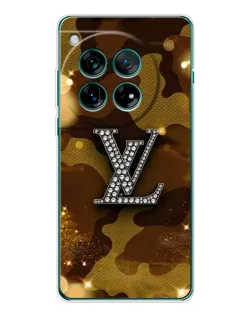 Чехол для OnePlus 12 с картинкой «Камуфляжный Louis Vuitton»