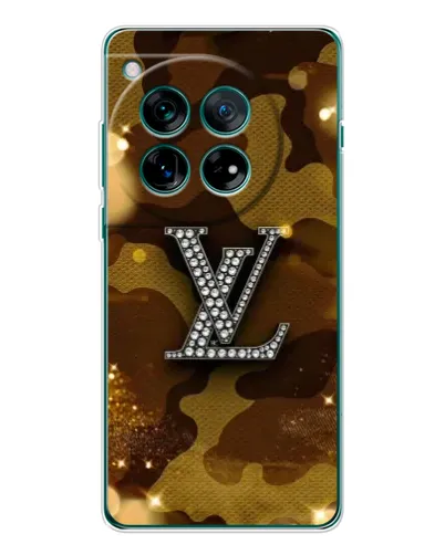 Чехол для OnePlus 12 с картинкой «Камуфляжный Louis Vuitton»