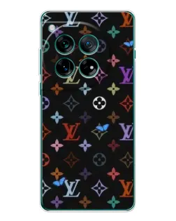 Чехол для OnePlus 12 с картинкой «Цветная монограмма LV»