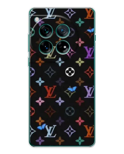 Чехол для OnePlus 12 с картинкой «Цветная монограмма LV»