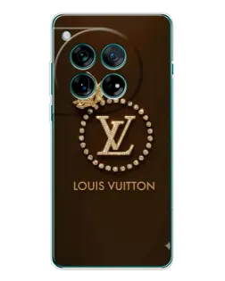Чехол для OnePlus 12 с картинкой «LV — золотая печать»