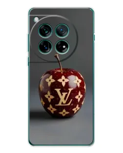 Чехол для OnePlus 12 с картинкой «Красное яблоко LV»
