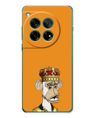 Чехол для OnePlus 12 с картинкой «Золотая обезьяна Bored Ape»