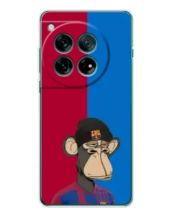 Чехол для OnePlus 12 с картинкой «Bored Ape — фанат Барсы»