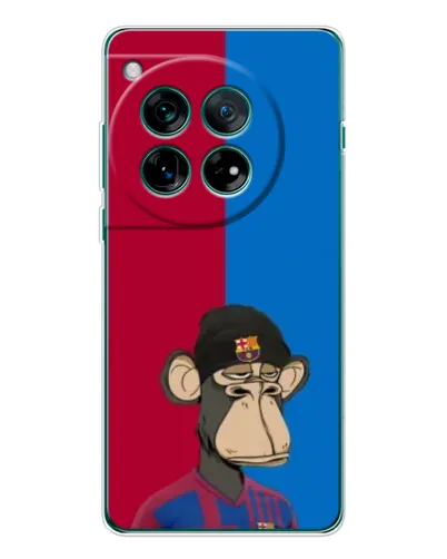 Чехол для OnePlus 12 с картинкой «Bored Ape — фанат Барсы»