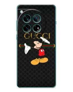 Чехол для OnePlus 12 с картинкой «Микки Маус Gucci»