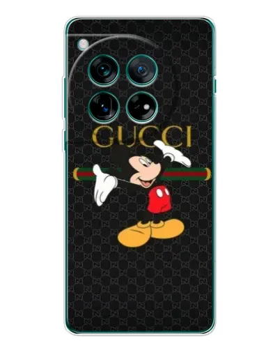 Чехол для OnePlus 12 с картинкой «Микки Маус Gucci»