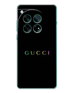 Чехол для OnePlus 12 с картинкой «Gucci — неоновый минимализм»