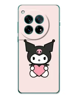 Чехол для OnePlus 12 с картинкой «Kuromi и сердце» Чехол для OnePlus 12 с картинкой «Kuromi и сердце»