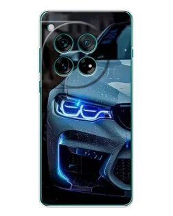 Чехол для OnePlus 12 с картинкой «Взгляд BMW с синими фарами» Чехол для OnePlus 12 с картинкой «Взгляд BMW с синими фарами»