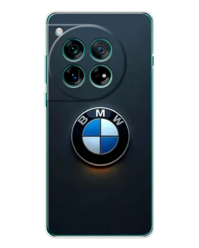 Чехол для OnePlus 12 с картинкой «Логотип BMW — минимализм»