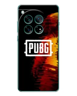 Чехол для OnePlus 12 с картинкой «Яркий логотип PUBG»