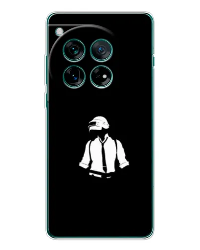 Чехол для OnePlus 12 с картинкой «PUBG — белый шлем» Чехол для OnePlus 12 с картинкой «PUBG — белый шлем»