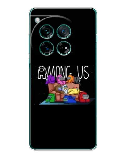 Чехол для OnePlus 12 с картинкой «Логотип Among Us» Чехол для OnePlus 12 с картинкой «Логотип Among Us»