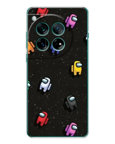 Чехол для OnePlus 12 с картинкой «Космический паттерн Among Us» Чехол для OnePlus 12 с картинкой «Космический паттерн Among Us»