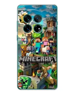 Чехол для OnePlus 12 с картинкой «Замок Minecraft»