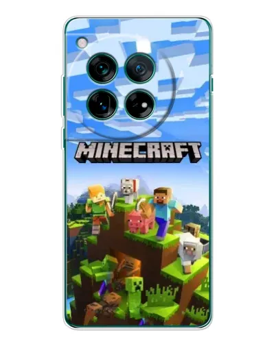 Чехол для OnePlus 12 с картинкой «Minecraft классический мир» Чехол для OnePlus 12 с картинкой «Minecraft классический мир»