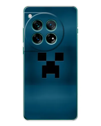 Чехол для OnePlus 12 с картинкой «Крипер текстура» Чехол для OnePlus 12 с картинкой «Крипер текстура»
