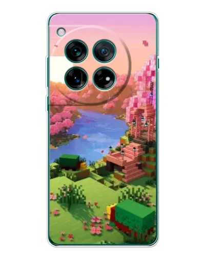 Чехол для OnePlus 12 с картинкой «Розовое дерево Minecraft» Чехол для OnePlus 12 с картинкой «Розовое дерево Minecraft»
