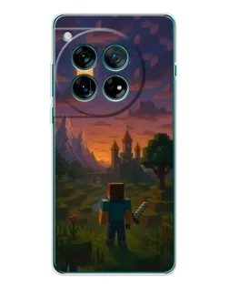 Чехол для OnePlus 12 с картинкой «Стив у башни»