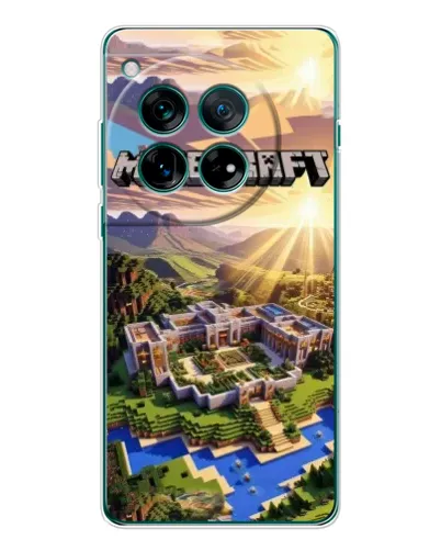 Чехол для OnePlus 12 с картинкой «Minecraft панорама» Чехол для OnePlus 12 с картинкой «Minecraft панорама»