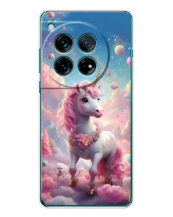 Чехол для OnePlus 12 с картинкой «Единорог среди облаков» Чехол для OnePlus 12 с картинкой «Единорог среди облаков»