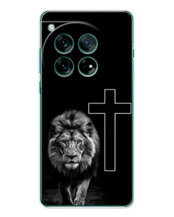 Чохол для OnePlus 12 з картинкою «Лев та Хрест»