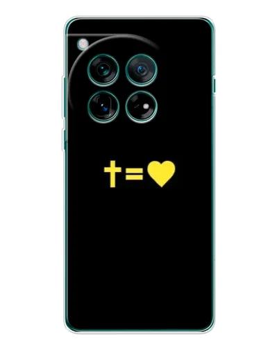 Чохол для OnePlus 12 з картинкою «Серце та Хрест»