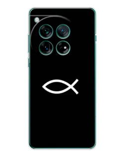 Чехол для OnePlus 12 с картинкой «Символ рыбы Jesus» Чехол для OnePlus 12 с картинкой «Символ рыбы Jesus»