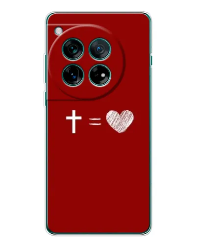 Чехол для OnePlus 12 с картинкой «Уравнение любви» Чехол для OnePlus 12 с картинкой «Уравнение любви»