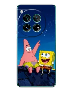 Чехол для OnePlus 12 с картинкой «Губка Боб и Патрик ночью» Чехол для OnePlus 12 с картинкой «Губка Боб и Патрик ночью»