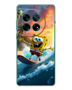 Чехол для OnePlus 12 с картинкой «Губка Боб серфингист» Чехол для OnePlus 12 с картинкой «Губка Боб серфингист»