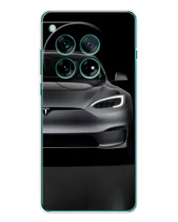 Чехол для OnePlus 12 с картинкой «Tesla Model S Look»
