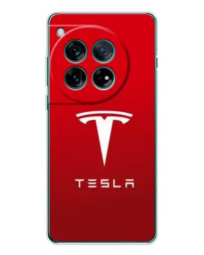 Чехол для OnePlus 12 с картинкой «Tesla Red Classic»