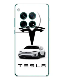 Чохол для OnePlus 12 з картинкою «Tesla White Style» Чохол для OnePlus 12 з картинкою «Tesla White Style»