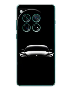 Чохол для OnePlus 12 з картинкою «Фари Tesla Night» Чохол для OnePlus 12 з картинкою «Фари Tesla Night»
