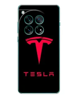 Чохол для OnePlus 12 з картинкою «Tesla Red Logo» Чохол для OnePlus 12 з картинкою «Tesla Red Logo»