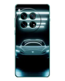 Чохол для OnePlus 12 з картинкою «Tesla в неоні» Чохол для OnePlus 12 з картинкою «Tesla в неоні»