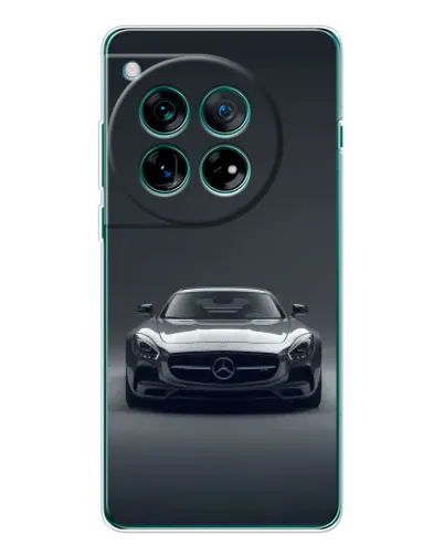 Чехол для OnePlus 12 с картинкой «Mercedes на черном»